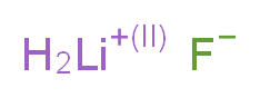 lithium(1+) ion fluoride_分子结构_CAS_7789-24-4