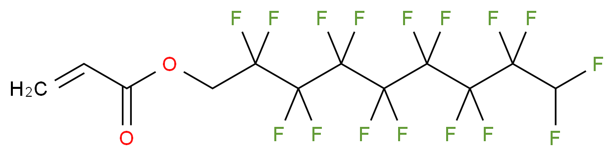 1H,1H,9H-Perfluorononyl acrylate 97%_分子结构_CAS_4180-26-1)