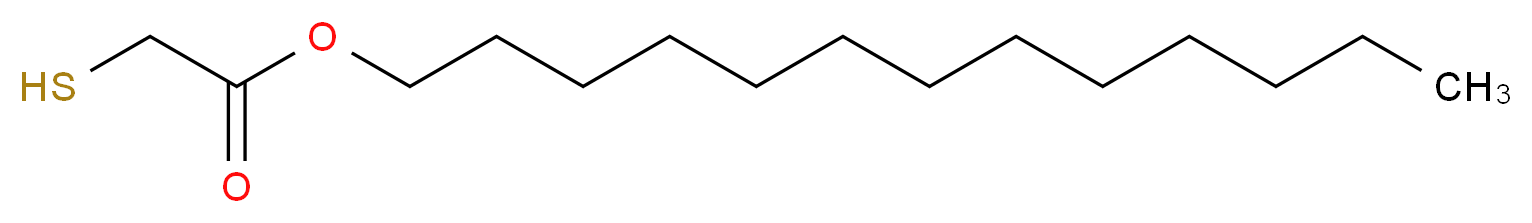 tridecyl 2-sulfanylacetate_分子结构_CAS_50727-78-1