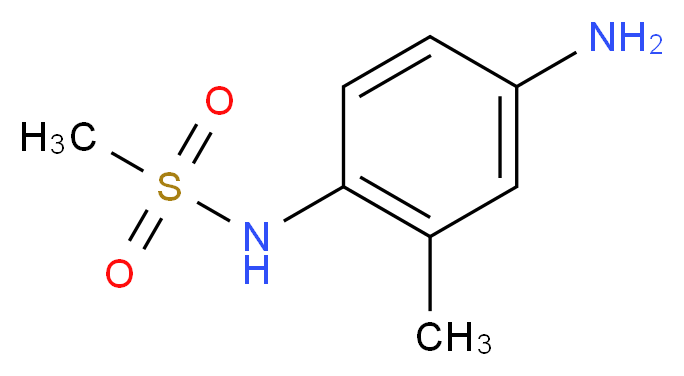 N-(4-amino-2-methylphenyl)methanesulfonamide_分子结构_CAS_57165-01-2)