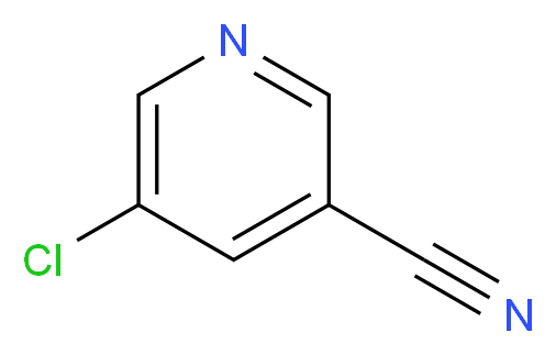 5-chloropyridine-3-carbonitrile_分子结构_CAS_51269-82-0