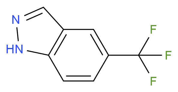 5-(trifluoromethyl)-1H-indazole_分子结构_CAS_885271-64-7