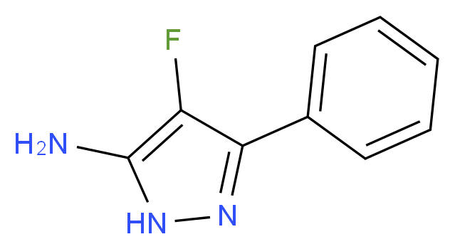 4-Fluoro-3-phenyl-1H-pyrazol-5-amine_分子结构_CAS_)