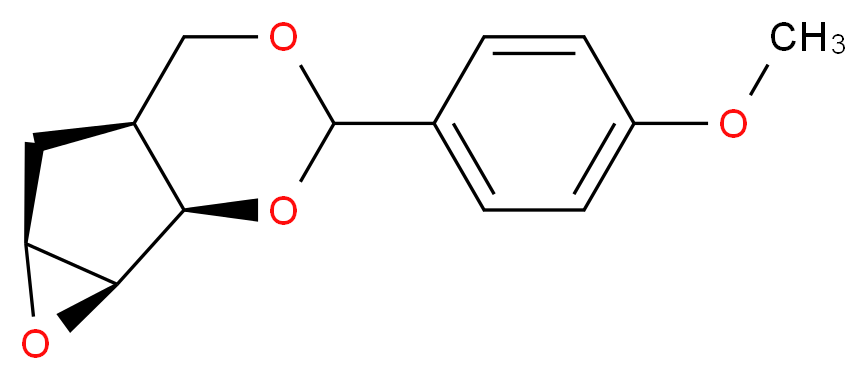 (1aS,1bR,5aS,6aS)-Hexahydro-3-(4-methoxyphenyl)-oxireno[4,5]cyclopenta[1,2-d][1,3]dioxin_分子结构_CAS_905580-85-0)