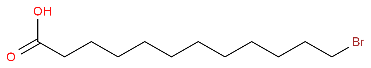 12-bromododecanoic acid_分子结构_CAS_73367-80-3