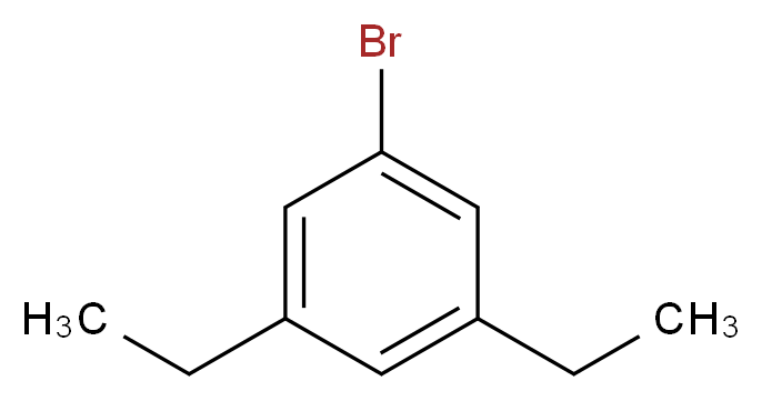 1-bromo-3,5-diethylbenzene_分子结构_CAS_90267-03-1