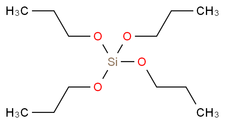 Tetrapropyl orthosilicate_分子结构_CAS_682-01-9)