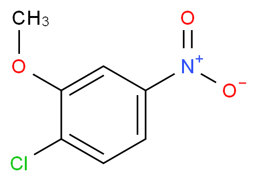 1-chloro-2-methoxy-4-nitrobenzene_分子结构_CAS_1009-36-5