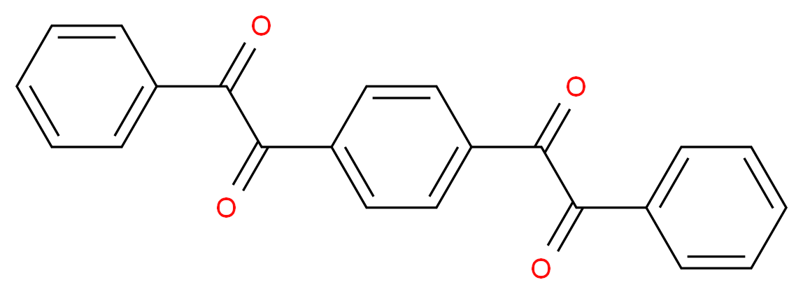 1,1'-(1,4-Phenylene)bis(2-phenylethane-1,2-dione)_分子结构_CAS_3363-97-1)