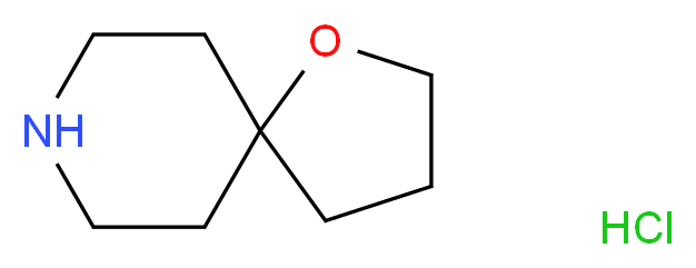 1-Oxa-8-azaspiro[4.5]decane hydrochloride_分子结构_CAS_3970-79-4)