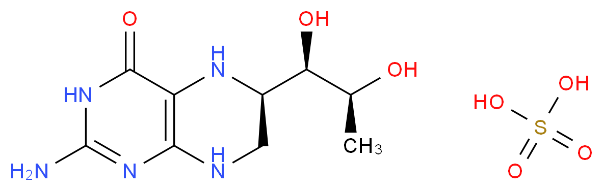 (6R)-Tetrahydro-L-biopterin-d3 Sulfate(Mixture of Diastereomers)_分子结构_CAS_)