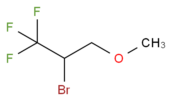 2-Bromo-3-methoxy-1,1,1-trifluoropropane 97%_分子结构_CAS_883498-92-8)