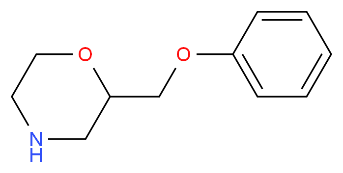 2-PHENOXYMETHYL-MORPHOLINE_分子结构_CAS_167273-56-5)