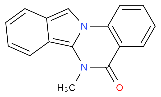 6-methyl-5H,6H-isoindolo[2,1-a]quinazolin-5-one_分子结构_CAS_26963-26-8