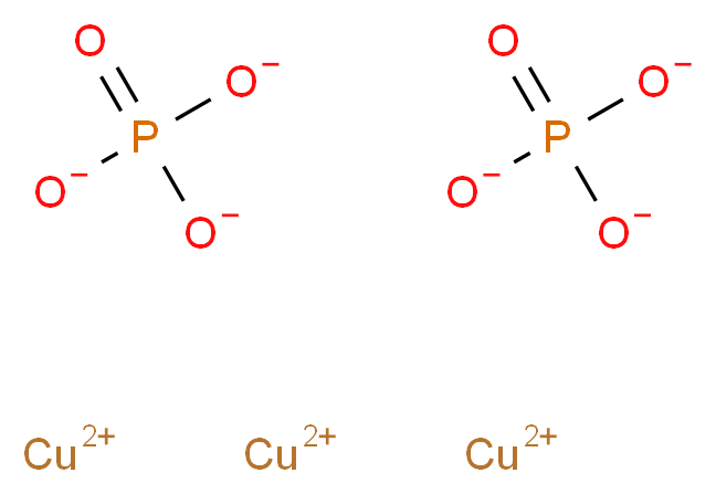 Copper phosphate_分子结构_CAS_7798-23-4)