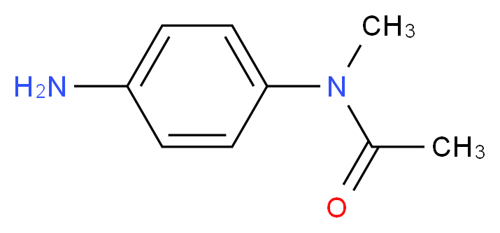 N-(4-Aminophenyl)-N-methylacetamide_分子结构_CAS_119-63-1)