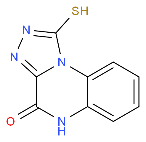 1-mercapto[1,2,4]triazolo[4,3-a]quinoxalin-4(5H)-one_分子结构_CAS_540760-27-8)