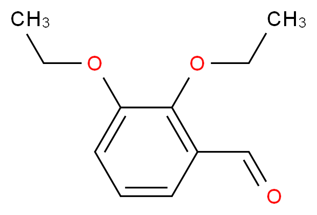 2,3-diethoxybenzaldehyde_分子结构_CAS_24454-82-8