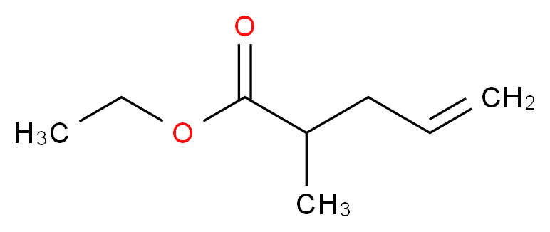 Ethyl 2-methyl-4-pentenoate_分子结构_CAS_53399-81-8)