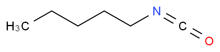 1-isocyanatopentane_分子结构_CAS_3954-13-0