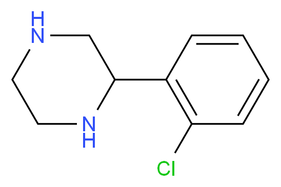 2-(2-chlorophenyl)piperazine_分子结构_CAS_65709-26-4