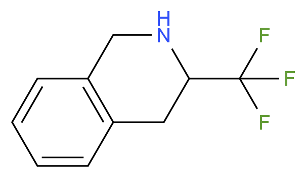 3-(trifluoromethyl)-1,2,3,4-tetrahydroisoquinoline_分子结构_CAS_223916-13-0