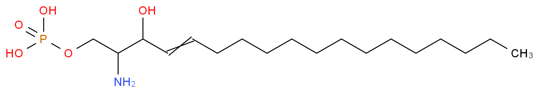 [(2-amino-3-hydroxyoctadec-4-en-1-yl)oxy]phosphonic acid_分子结构_CAS_26993-30-6