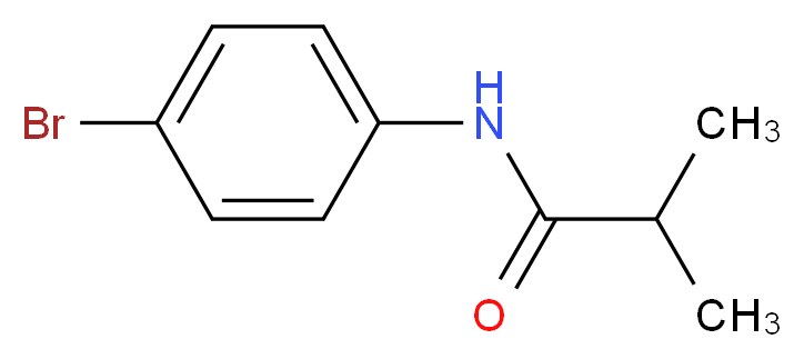 N-(4-bromophenyl)-2-methylpropanamide_分子结构_CAS_7160-08-9