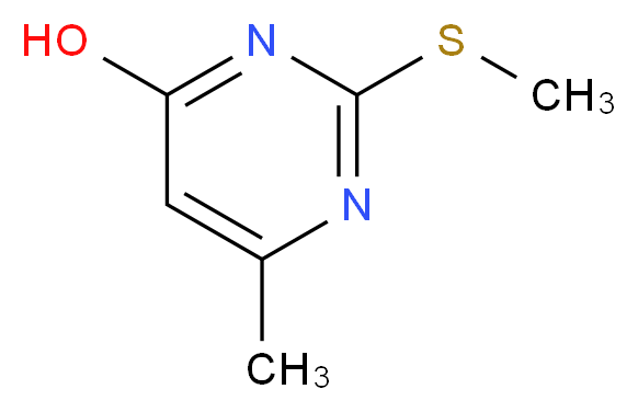 6-Methyl-2-methylsulfanyl-pyrimidin-4-ol_分子结构_CAS_6328-58-1)
