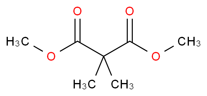 Dimethyl 2,2-dimethylmalonate_分子结构_CAS_6065-54-9)