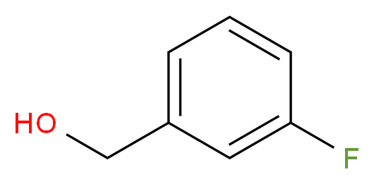 3-Fluorobenzyl alcohol_分子结构_CAS_456-47-3)