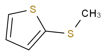 2-(甲基硫代)噻吩_分子结构_CAS_5780-36-9)