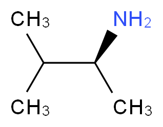 (2S)-3-methylbutan-2-amine_分子结构_CAS_22526-46-1