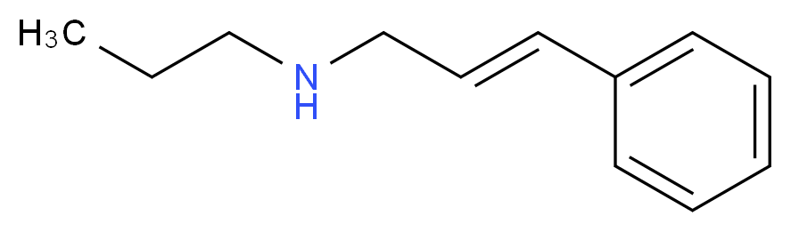 (3-phenyl-2-propen-1-yl)propylamine_分子结构_CAS_869941-93-5)
