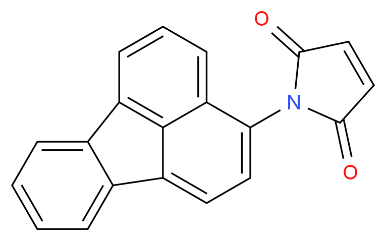 N-(3-FLUORANTHYL)MALEIMIDE_分子结构_CAS_60354-76-9)