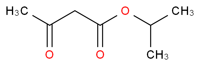 乙酰乙酸异丙酯_分子结构_CAS_542-08-5)