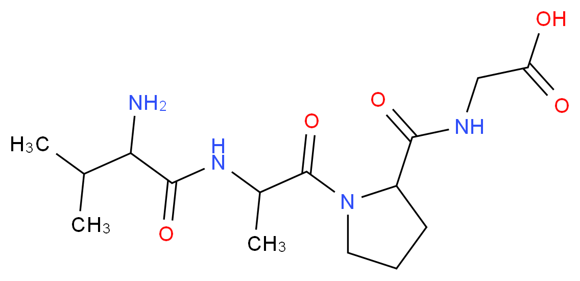Val-Ala-Pro-Gly acetate salt_分子结构_CAS_66835-73-2)