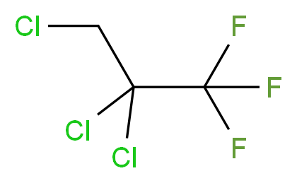 1,2,2-Trichloro-3,3,3-trifluoropropane_分子结构_CAS_7125-83-9)