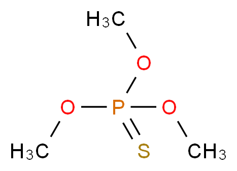 硫代磷酸三甲酯_分子结构_CAS_152-18-1)