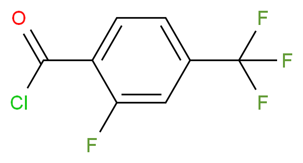 2-Fluoro-4-(trifluoromethyl)benzoyl chloride_分子结构_CAS_126917-10-0)