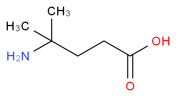 4-Amino-4-methylpentanoic acid_分子结构_CAS_3235-46-9)