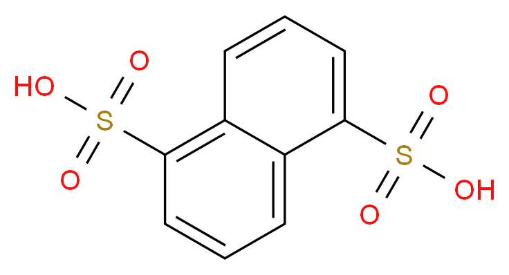 Naphthalene-1,5-disulfonic acid_分子结构_CAS_81-04-9)