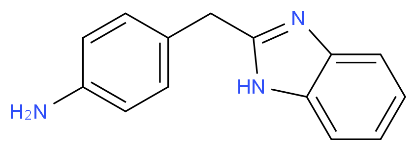 4-(1H-Benzoimidazol-2-ylmethyl)-phenylamine_分子结构_CAS_99206-51-6)