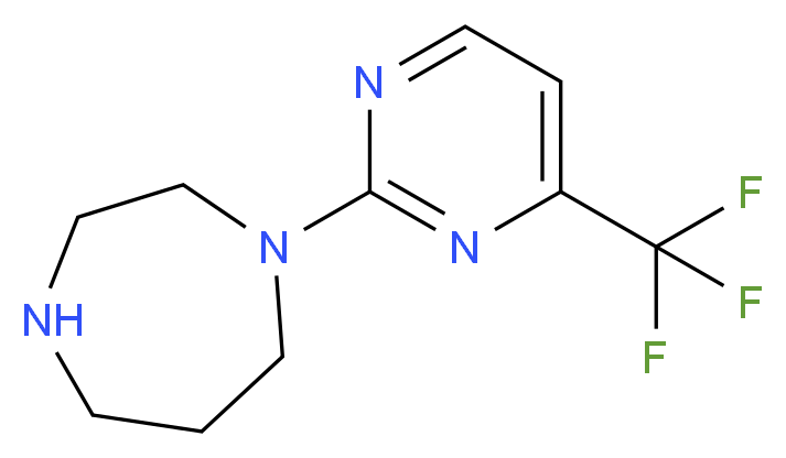 1-[4-(Trifluoromethyl)pyrimidin-2-yl]homopiperazine_分子结构_CAS_238403-48-0)