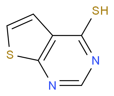 thieno[2,3-d]pyrimidine-4-thiol_分子结构_CAS_)