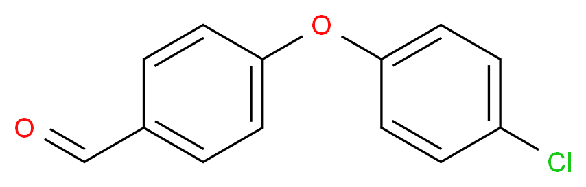 4-(4-氯苯氧基)苯甲醛_分子结构_CAS_61343-99-5)