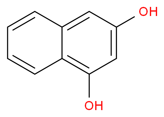 1,3-dihydroxyNaphthalene_分子结构_CAS_132-86-5)