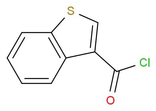 1-benzothiophene-3-carbonyl chloride_分子结构_CAS_39827-12-8