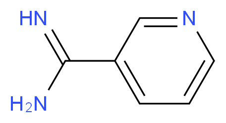 3-PyridinecarboxaMidine_分子结构_CAS_23255-20-1)
