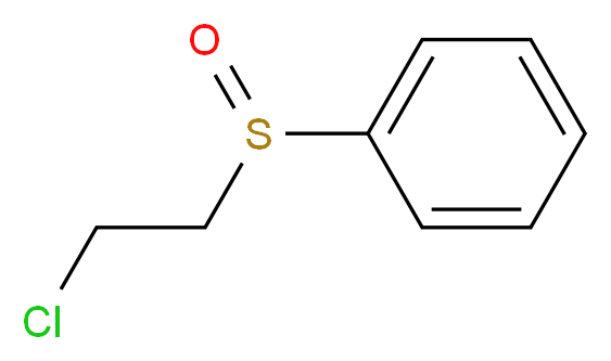 (2-chloroethanesulfinyl)benzene_分子结构_CAS_27998-60-3